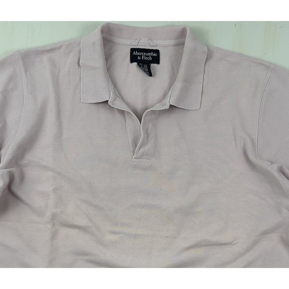 Abercrombie & Fitch Other - VTG abercrombie & fitch muscle Fit‎ mens polo shirt  XL Pink cotton Distressed